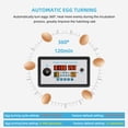 thumbnail image 4 of ZFX-W9002 Smart Thermostat Digital Temperature Humidity Control Incubator 360 Automatic Egg Turning 12V, 4 of 7