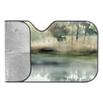 thumbnail image 6 of Awypu Trees Water Sunshades Keep Vehicle Cool Front Window Sun Shade for Car for Vehicle SUV Truck Protector 55.12*29.92 in, 6 of 7