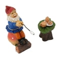 thumbnail image 3 of 2 Uds Gnomos De Jardín Buena Suerte Impermeable A Prueba De Sol Figuras De Gnomos En Miniatura De Resina Gnomos Adornos De Césped para Patio, 3 of 14