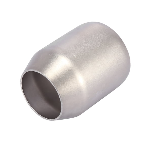 38-47mm 1.5"-1.85" Motorcycle Exhaust Pipe Connector Stainless Steel Reducer Silver Tone