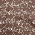 thumbnail image 1 of oneOone Georgette Viscose Brown Fabric Florals Sewing Craft Projects Fabric Prints By Yard 42 Inch Wide, 1 of 4