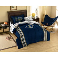 NFL Applique Bedding Comforter Set with Sheets, Rams