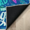 thumbnail image 4 of Crayola Spread Your Wings 2' x 3' Blue Area Rug by Well Woven, 4 of 6