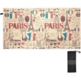 thumbnail image 2 of Paris Pattern Beach Towel Quick Dry Absorbent Bath Towels Sandproof Lightweight Towel for Gym Yoga Sports Swimming- 30x60in Washcloth Gift, 2 of 7