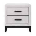 thumbnail image 1 of Global Furniture USA KATE-FOIL GREY-NS Kate Table de Nuit - Gris Feuille, 1 of 3