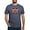 Heather Navy, variant on CafePress - UK British Union Jack Flag Retro Style 3:5 Men's D - Mens Tri-blend T-Shirt