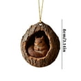 thumbnail image 3 of DAMAI Animal Christmas Ornaments 2025, Forest Animal Christmas Ornaments, 2D Acrylic Animal Pattern Xmas Tree Hanging Decor, Personalized Christmas Ornament Gift Ideas (Squirrels), 3 of 7