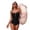 C499/Brown, variant on Women's One Piece Swimsuit Color Block Swimsuit V Neck Slim Fit Tankini Bathing With And Removable Soft Cups Vintage Swimwear