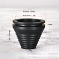 thumbnail image 2 of Unique Bargains Rubber Grommet Conical Mount Dia 30 mm for Wire Protection 4 Pack, 2 of 5