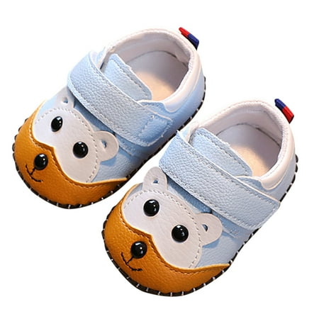 

kpoplk Toddler Sandals Baby Girls Boys Soft Toddler Shoes Infant Toddler Walkers Shoes Cartoon Cute Shoes For Teen Girls(Sky Blue)