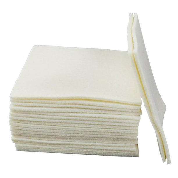 Billuyoard 20pcs/set Perming Cotton Pad Hair Rod Patch Accessory Temperature High Almacenamiento y organización del hogar