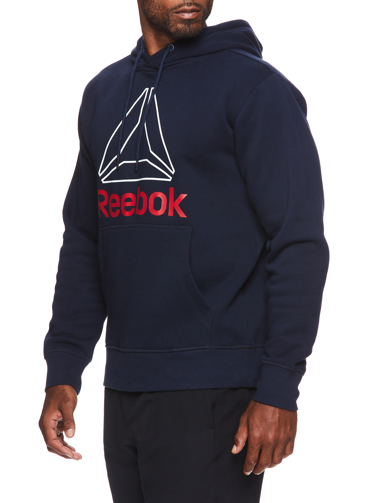 Reebok Mens and Big Mens Active Pullover Fleece Hoodie, Up to 3XL - image 2 of 5
