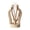 Type A, variant on Yihuala Nordic Interior Decor Countertop Vase Modern Wooden Transparent Vase Gifts for Room Bedside Table Wedding Party