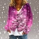 thumbnail image 1 of Puntoco Chaqueta De Punto Informal Con Botones Y Estampado Navideño Para Mujer, 1 of 5