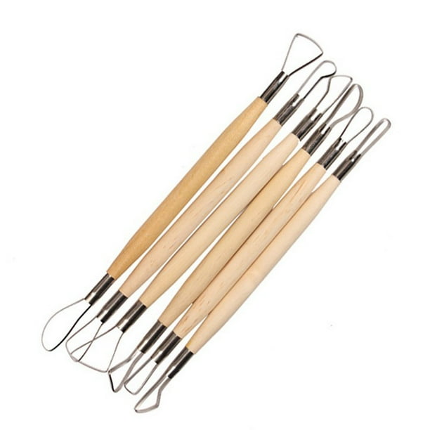 6pcs/Set Sharp Clay Sculpting Wax Carving Pottery Sculpture Carving Tools