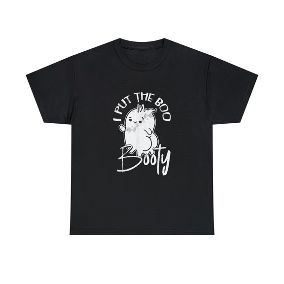 I Put The Boo In Booty Lazy DIY Halloween Costume Ghost T-Shirt