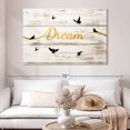 thumbnail image 2 of Elephant Stock Dream Typography V Wall Art - Horizontal Canvas Wall Art - Living Room Wall Decor - Inspirational And Typography Canvas - Black And Beige Decor - 51" x 34", 2 of 4