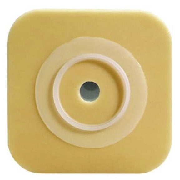 Colostomy Barrier SurFit Natura Trim to Fit Extended Wear Durahesive Tan Tape 234" Flange Hydrocolloid 178 to 212" Stoma