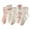 Light Pink, variant on Gyujnb 5-Packs Girls Strawberry Print Mesh Socks Breathable Kids Ankle Socks for Summer Toddler to Youth Daily Wear