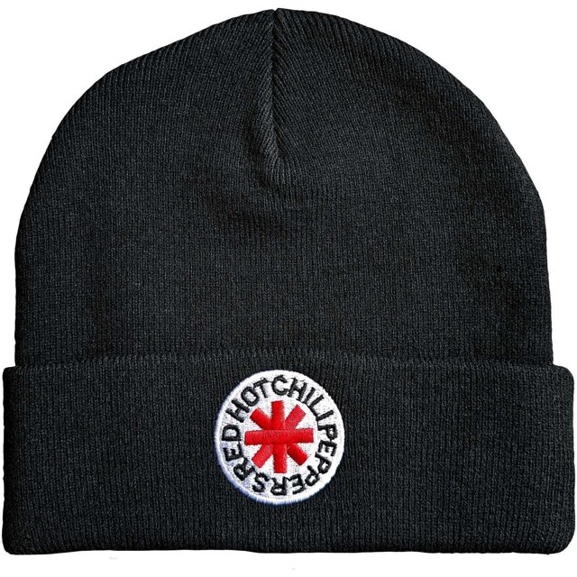 Red Hot Chilli Peppers - Gorro Beanie Classic Asterisco para Adultos Unisex (Negro)