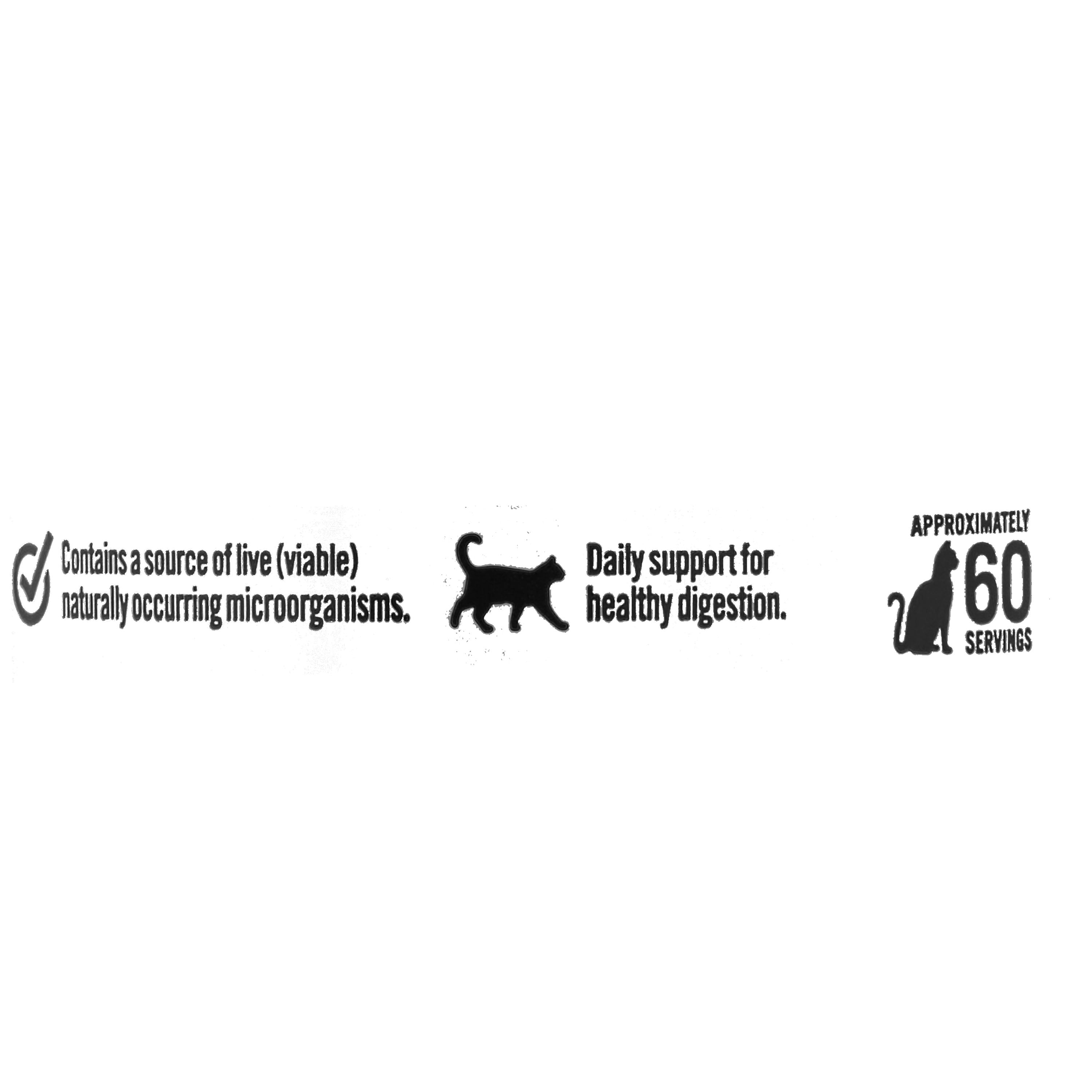 Pure Balance Pro+ Probiotic Care for Cats, Digestion Supplement Powder, Chicken Liver Flavor, 60 Servings