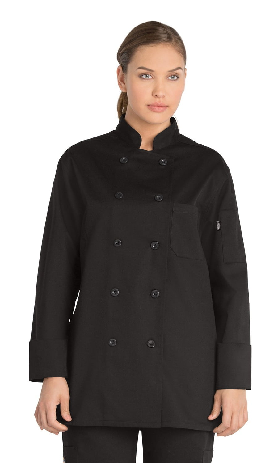 Dickies Chef Dickies Chef DC414 Ladies Classic Chef Coat Black