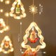 thumbnail image 5 of Decoración navideña Luces de cadena LED Estilo de árbol de Navidad Luz de color Luz de ambiente interior Luz de cortina USB Control remoto Luz de barra de hielo JAMW Sencillez, 5 of 5