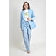 thumbnail image 4 of Blazer manga 3/4 Roman Fashion /Juvenil, 12255 (Azul cielo) azul cielo G, 4 of 5