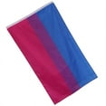 thumbnail image 3 of 3x5 Ft Double Stitched Bisexual Flag Pride Banner Gay Lesbian LGBT Canvas Header, 3 of 5