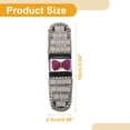 thumbnail image 4 of Clip para gafas de sol para automóvil Unique Bargains, soporte universal para visera de sol, clip para gafas, ABS, tono plateado con diamantes, 10x2.5cm, 1 pieza, 4 of 7