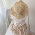 thumbnail image 6 of WUXIAN Baby Hats Caps Toddler Sun Unisex Spring Summer Straw With Wide Brim Beach Outdoor Play Upf 50+ For Toddler, 6 of 7