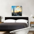 thumbnail image 2 of ARTCANVAS Seoul South Korea Lotte World Tower Skyline Square Canvas Art Print - Size: 26" x 26" (1.50" Deep), 2 of 9