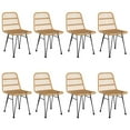 thumbnail image 2 of vidaXL 9 Piece Garden Dining Set Poly Rattan, 2 of 5