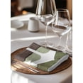 thumbnail image 6 of Nautical Anchor Cloth Napkins Set of 4 Reusable Dinner Napkins, Farmhouse Sage Green Brown Wooden Grain Cocktail Napkin Washable Table Napkins for Wedding/Holiday Party/Baby Shower 20"x20", 6 of 7