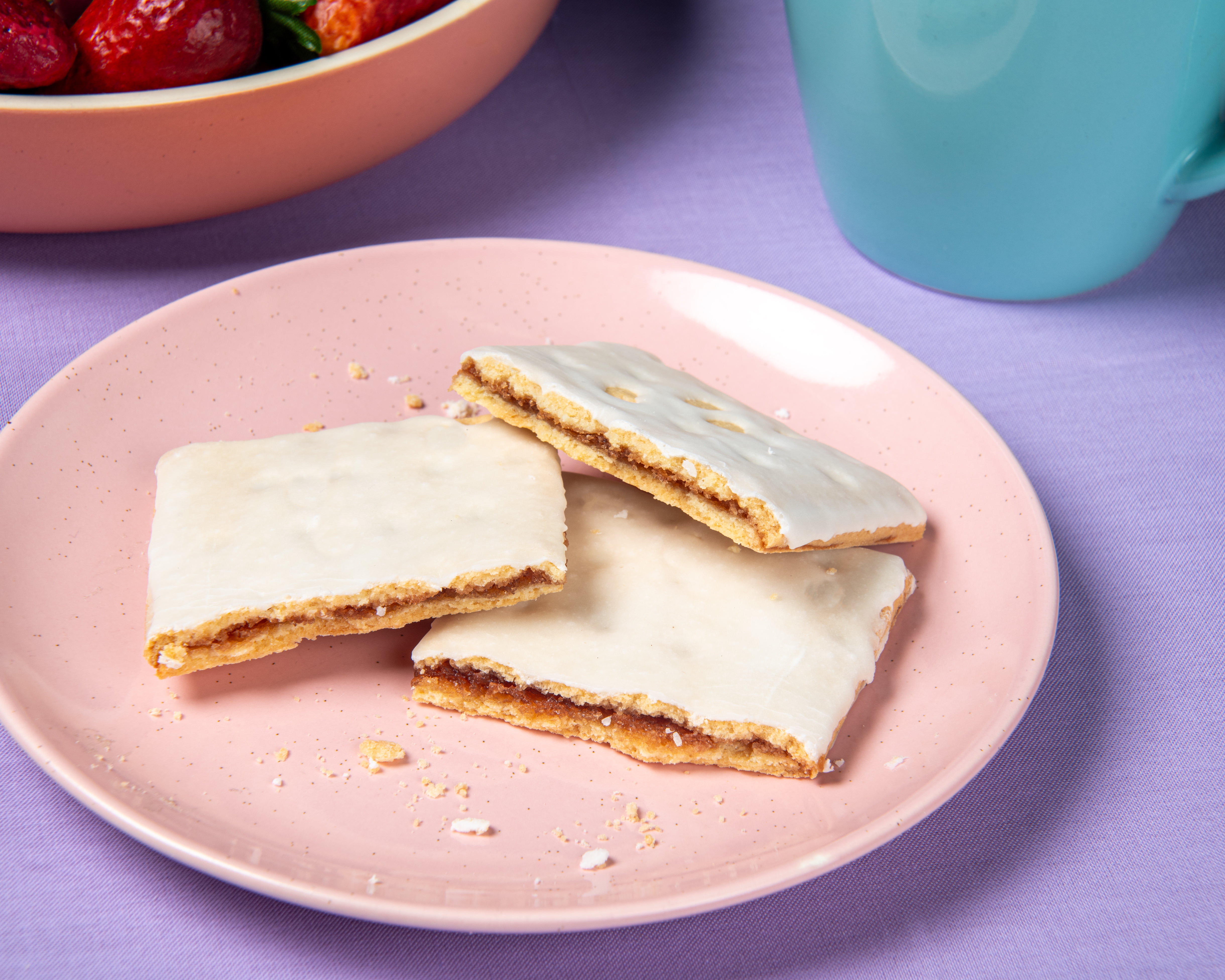 (3 pack) Katz Gluten Free Strawberry Toaster Pastries, Breakfast Foods, Shelf-Stable, Gluten Free, Nut Free, Kosher (1 Pack, 8.0 Ounce Each)