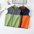 thumbnail image 4 of Godderr Kids Boys Girls Sleeveless Vest Jacket Toddler Baby Winter Warm Vest with Fleece Puffer Vest for 3-12Y, 4 of 5