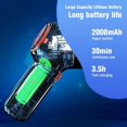 thumbnail image 6 of Mini Handheld Car Vacuum Cleaner Cordless W/Brushless Motor Keyboard Air Duster, 6 of 6