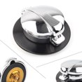 thumbnail image 1 of 1x Bouchon de Réservoir d'Essence de Moto "Mat" Anneau Argenté Compatible avec BMW R Nine T R 9T, 1 of 5