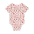 thumbnail image 2 of Rocae Hand Drawn Strawberry for Baby Climbing Clothes Soft Baby Romper for Active Infants Comfortable and Breathable Crawling Jumpsuit Unisex Baby Outfit 12 Months, 2 of 8