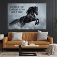thumbnail image 7 of Inspiring Black Horse Wall Art Poster Motivational Quote Print for Daily Encouragement Decor Bedroom Living Room Office Inspirational Wall Decor for Horse Lovers, 7 of 7