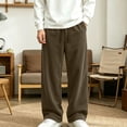 thumbnail image 4 of FAIWAD Boys Corduroy Pants Wide Leg Comfy Pants with Elastic Waist Casual Outdoor Clothing, 4 of 9