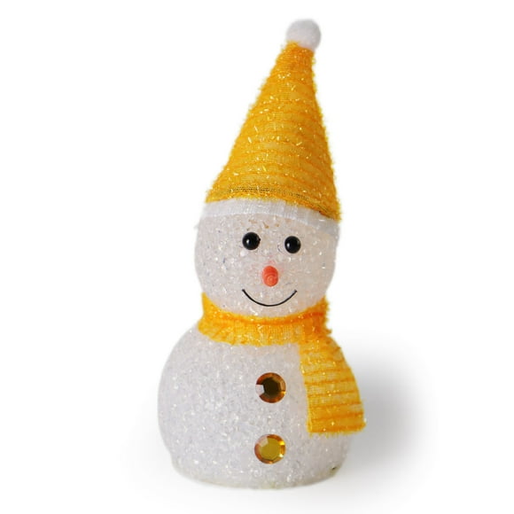 Clearance! Christmas Luminous LED Snowman Desktop Decoration, a Fun and Festive Prop for Party Small Gifts and Holiday Scenes