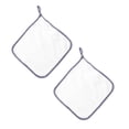 thumbnail image 1 of Oleegame 2PC Ten Dollar Items 1PCS Rag Dish Cloth Water Absorption Thickening Pot Washing Towel Table Home Kitchen Dishcloth White, 1 of 9