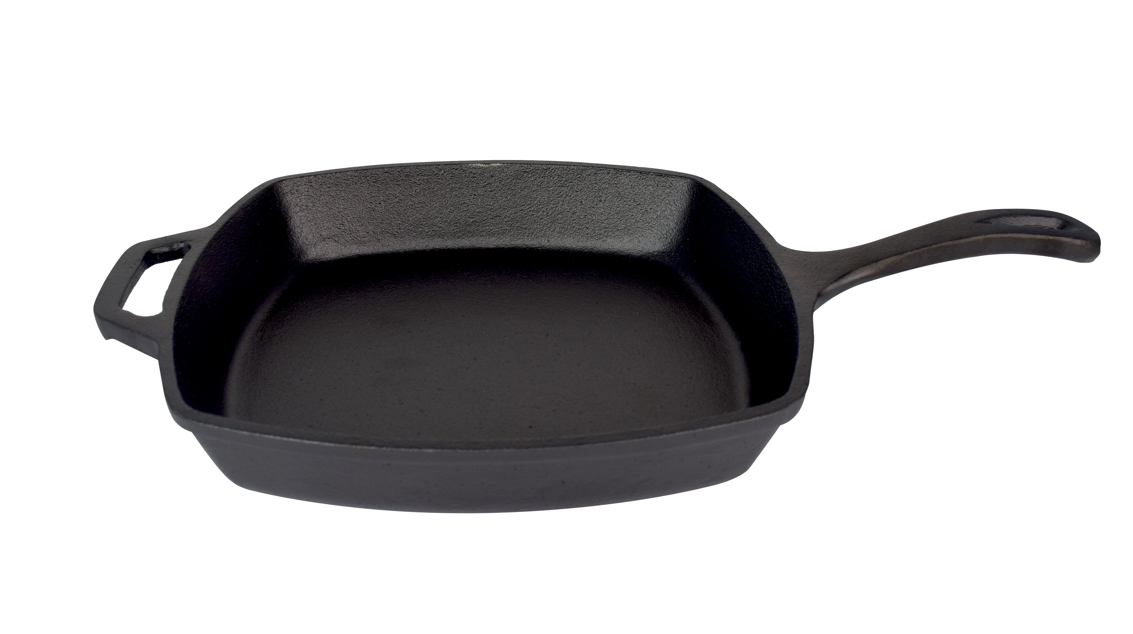 Jim Beam 10.5 Pre Seasoned Cast Iron Skillet for Grill, Gas, Oven