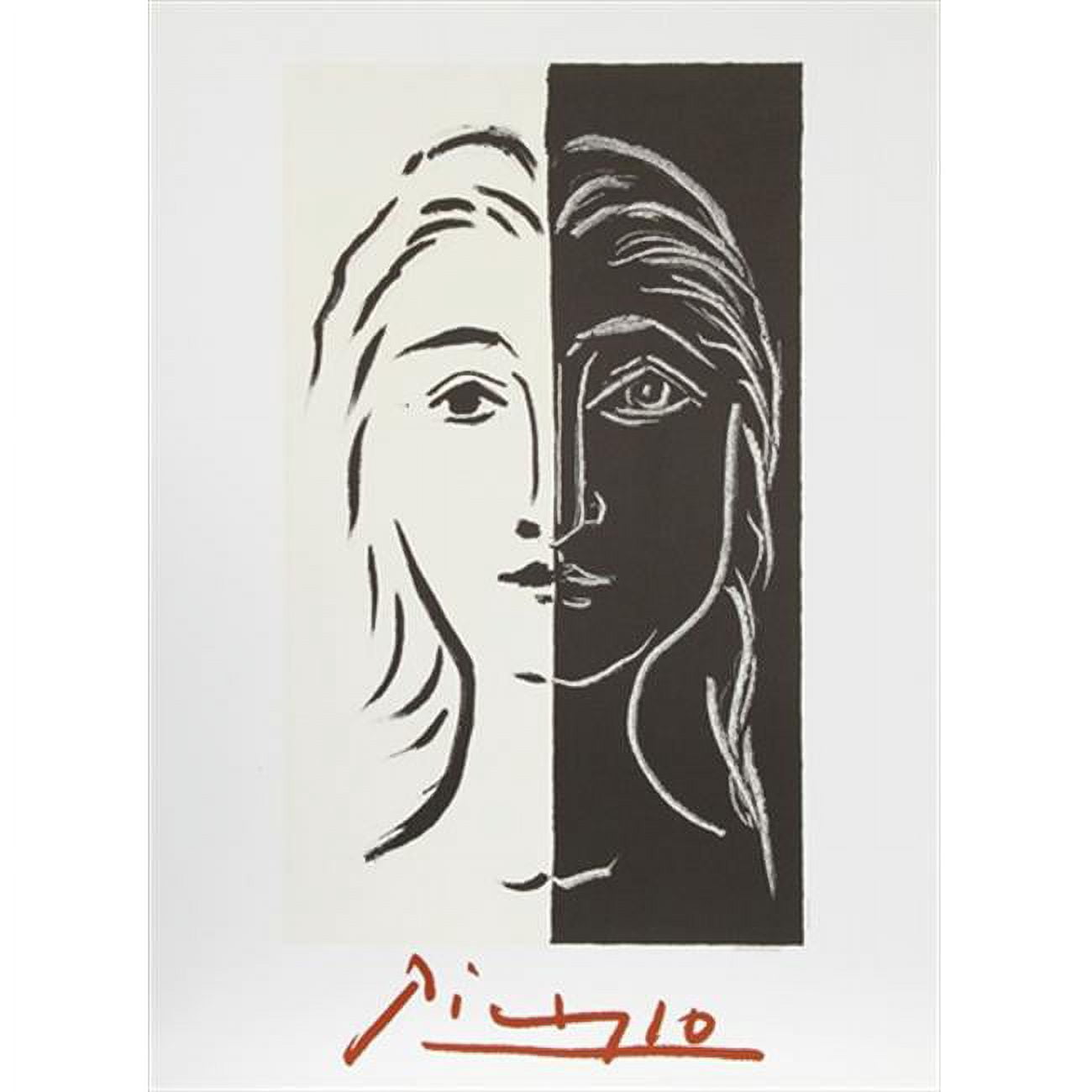 Pablo Picasso 2073 Quatre nus au harem- Lithograph on Paper 29 In
