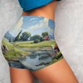 thumbnail image 4 of Fotbe Pasture Cow Shorts Sin Costuras – Shorts Deportivos de Cintura Alta para Mujer, Elásticos para Gimnasio, Yoga, Running o Ciclismo-X-Large, 4 of 8
