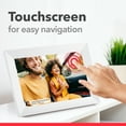 thumbnail image 6 of onn 10” Wi-Fi Digital Picture Frame | Send Photos & Videos Instantly via the Free Frameo App, 100147212, White, 6 of 13