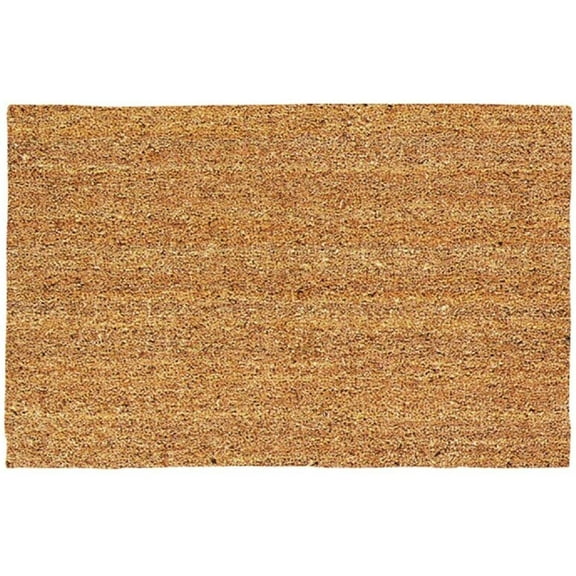 Americo Home Tan 18 In. x 30 In. Coir/Vinyl Door Mat