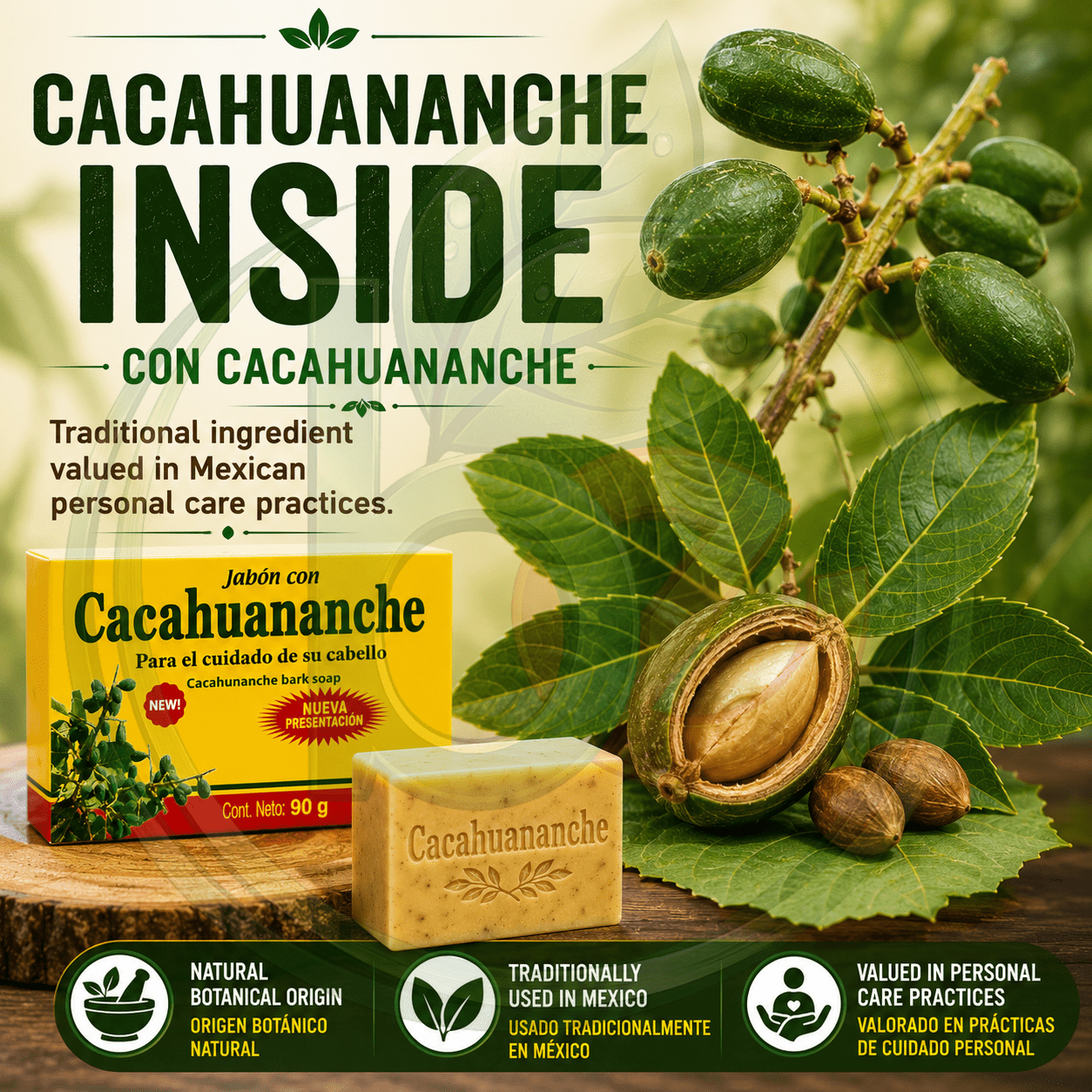 Cacahuananche Soap / Jabon de Cacahuananche