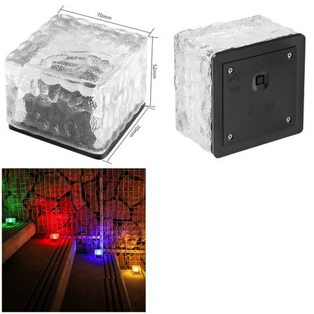 

Solar Brick Lights Outdoor Waterproof Garden Ground Walkway Patio Pathway Lamps
